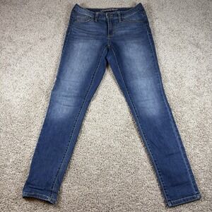 Universal Thread Jeans Women's 6 28R Mid Rise Skinny Stretch Denim Blue